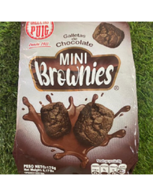 GALLETA MINI BROWNIE BOLSA 175GR