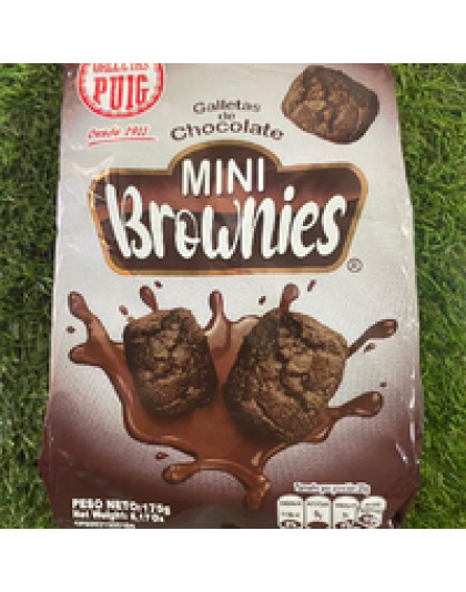 GALLETA MINI BROWNIE BOLSA 175GR